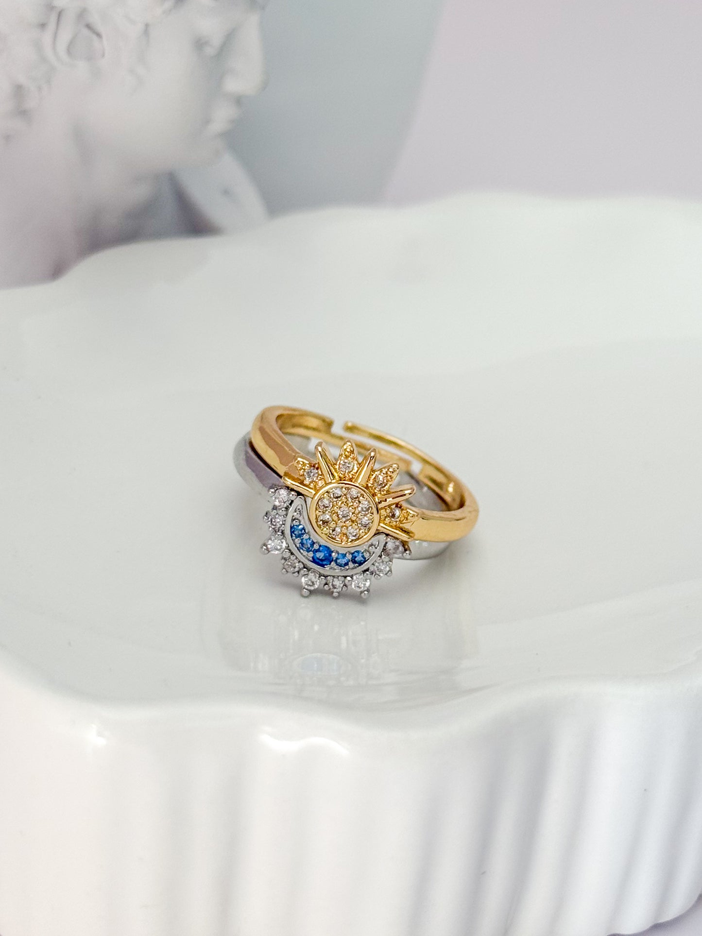 ANILLO PAR SOL Y LUNA