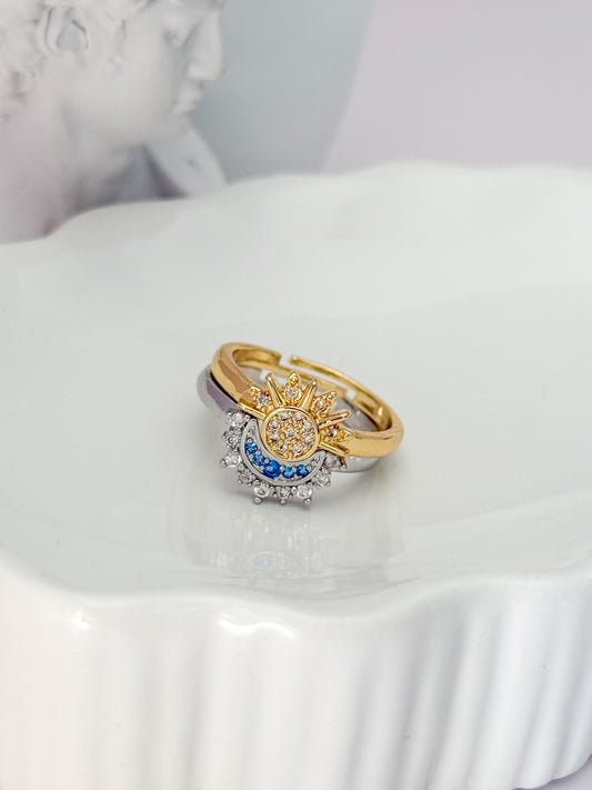 ANILLO PAR SOL Y LUNA