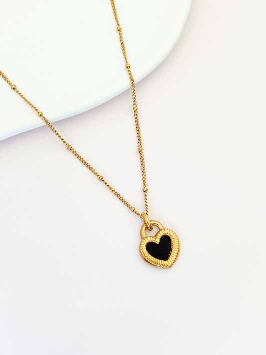 COLLAR CORAZON DOBLE
