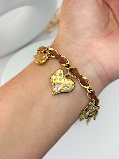 PULSERA MARRON