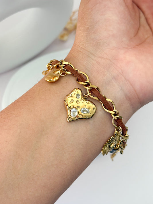 PULSERA MARRON