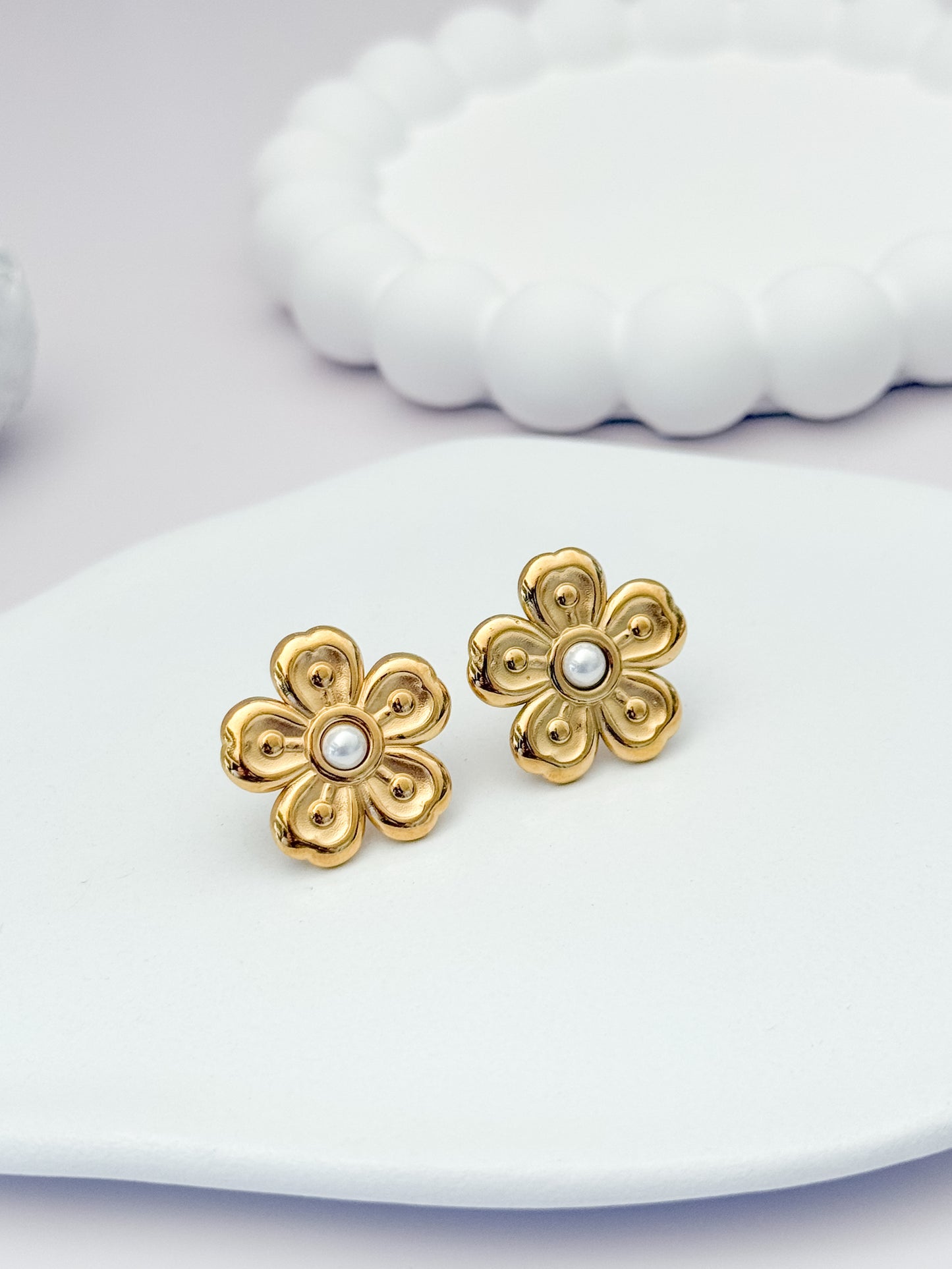 PENDIENTES FLOR