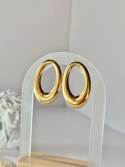 PENDIENTES OVAL