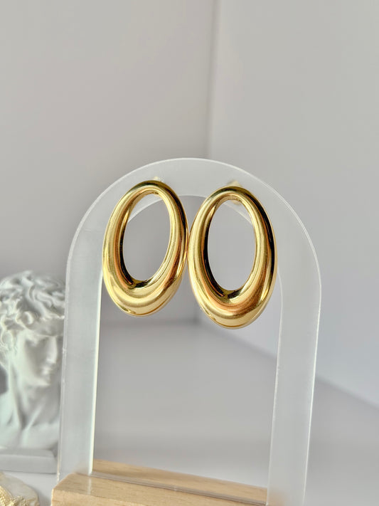 PENDIENTES OVAL