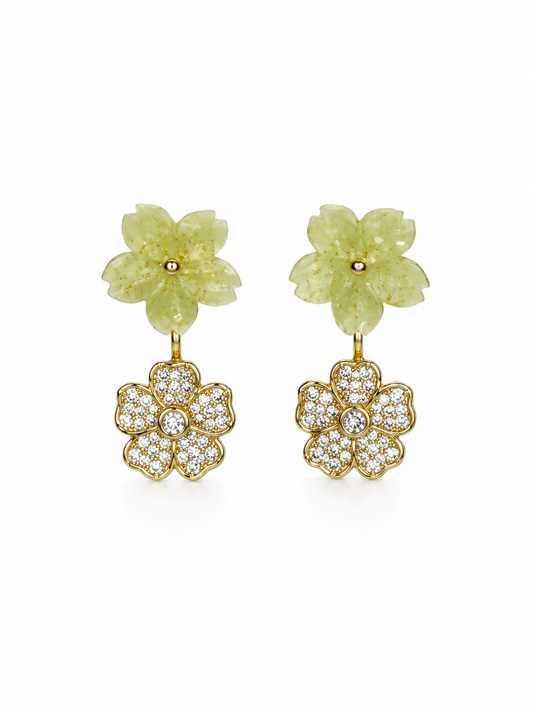 PENDIENTES FLOR