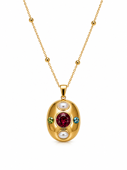 COLLAR ROSA